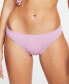 Фото #1 товара Juniors' Textured Hipster Bikini Bottoms, Created For Macy's