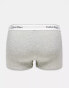 Calvin Klein modern cotton stretch trunks 3 pack in multi Разноцветный, 2XL - W44-46 - фото #3