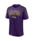 Men's Purple Baltimore Ravens Home Stretch Team T-shirt