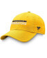 ფოტო #3 პროდუქტის Men's Gold Nashville Predators Authentic Pro Rink Adjustable Hat