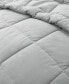 Plush Velet Quilted Down Alternative Comforter, Full/Queen