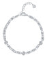 Cubic Zirconia Diamond Cut Chain Bracelet