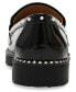 Фото #7 товара Women's Darian Pearl-Embellished Tailored Lug-Sole Loafers