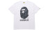 Фото #1 товара BAPE Space Camo By Bathing Ape 星空夜光迷彩猿人头短袖T恤 男女同款 白色 送礼推荐 / Футболка BAPE Space Camo By Bathing Ape T 1F30-110-032