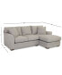 Фото #7 товара CLOSEOUT! Loranna 2-Pc. Fabric Sectional with Chaise, Created for Macy's