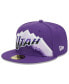 Фото #3 товара Men's Purple Utah Jazz 2023/24 City Edition 59FIFTY Fitted Hat
