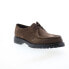 Фото #4 товара Bruno Magli Hopper MB1HPRO1 Mens Brown Suede Oxfords & Lace Ups Casual Shoes