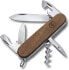 Фото #5 товара Victorinox Huntsman Wood Pocket Knife, 13 Functions, Large Blade, Saw, Scissors, Walnut
