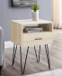 Фото #10 товара Hairpin Leg 1 Drawer Side Table Set, 2 Piece