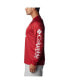 Фото #2 товара Men's Crimson Alabama Crimson Tide Big and Tall Terminal Tackle Raglan Omni-Shade Long Sleeve T-shirt