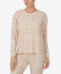 Woman's 2-Pc. Long-Sleeve Jogger Pajamas Set