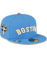 ფოტო #1 პროდუქტის Men's Light Blue Boston Red Sox City Flag 59FIFTY Fitted Hat