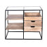 Фото #1 товара 35" Modern Glass Table, Storage, Drawers, Metal Frame