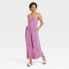 Фото #1 товара Women's Sleeveless Jumpsuit - Knox Rose Magenta Floral S