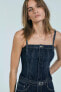 LONG DENIM JUMPSUIT WITH BELT