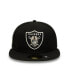ფოტო #3 პროდუქტის Men's Black Las Vegas Raiders Citrus Pop 59FIFTY Fitted Hat