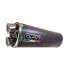 GPR EXHAUST SYSTEMS Dual Poppy Benelli TRK 502 17-20 Ref:E4.BE.9.CAT.DUAL.PO Homologated Stainless Steel Oval Muffler