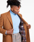 Фото #4 товара Men's Classic-Fit Wool Blend Overcoats