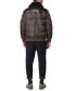 Фото #2 товара Men's Beaumont Aviator Puffer with Faux Leather Trim