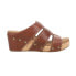 Фото #1 товара Corkys Catch Of The Day Studded Wedge Womens Brown Casual Sandals 41-0353-WHSK