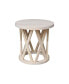 Round Ceylon End Table