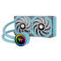 Фото #2 товара Thermaltake CL-W319-PL12TQ-A - All-in-one liquid cooler - 12 cm - 500 RPM - 2000 RPM - 22.3 sone - Turquoise