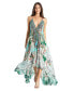 Women's Maxi Boho Art Halterneck Dress