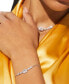 ფოტო #4 პროდუქტის Crystal Adjustable Slider Bracelet