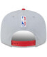 Фото #2 товара Men's Gray, Red Houston Rockets Tip-Off Two-Tone 9FIFTY Snapback Hat