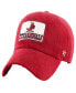 ფოტო #1 პროდუქტის 47 Brand Men's Red St. Louis Cardinals Wax Pack Collection Corduroy Clean Up Adjustable Hat