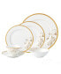 Dinnerware Bone China, Service for 4 by Set of 24