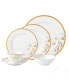 Фото #1 товара Посуда Bone China Lorren Home Trends, набор из 24 предметов для сервировки стола, на 4 персоны.