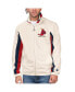 ფოტო #1 პროდუქტის Men's Cream St. Louis Cardinals Rebound Cooperstown Collection Full-Zip Track Jacket