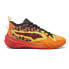 Фото #1 товара Puma Scoot Zeros X Cheetah Basketball Mens Orange Sneakers Athletic Shoes 30984