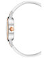 Women's Two-Tone Alloy Open Bangle with Genuine Diamond Accent At 12 O'Clock Watch, 29.5mm