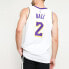 Фото #5 товара Майка для баскетбола Nike NBA SW 2 AA7101-100, белая - Лос-Анджелес Лейкерс.