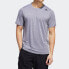 Фото #3 товара adidas 运动圆领短袖T恤 男款 白紫色 / Футболка Adidas T DZ8873