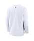 ფოტო #2 პროდუქტის Men's White San Francisco Giants Authentic Collection City Connect Player Tri-Blend Performance Pullover Jacket