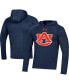 Фото #1 товара Men's Navy Auburn Tigers School Logo Raglan Long Sleeve Hoodie Performance T-shirt