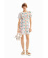 ფოტო #1 პროდუქტის Women's Geometric short dress