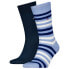 Фото #1 товара TOMMY HILFIGER Duo Stripe socks 2 pairs