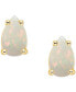 Фото #6 товара Серьги Macy's Opal Pear Stud