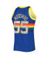 Фото #4 товара Men's Dikembe Mutombo Royal Denver Nuggets 1991-92 Hardwood Classics 75th Anniversary Diamond Swingman Jersey