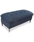 Фото #2 товара CLOSEOUT! Torbin 48" Fabric Rectangular Ottoman, Created for Macy's