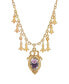 Gold-Tone Manor House Drop Necklace