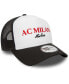 Men's White AC Milan E-Frame Adjustable Trucker Hat