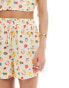 Фото #5 товара ASOS DESIGN linen short co ord in fruit print