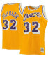 Фото #1 товара Men's Magic Johnson Gold Los Angeles Lakers 1984-85 Hardwood Classics Swingman Jersey