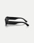 Фото #4 товара Ralph Lauren Ph4191u rectangle sunglasses with grey lens in shiny black