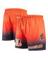 Фото #1 товара Men's Black, Orange Cincinnati Bengals Ombre Mesh Shorts